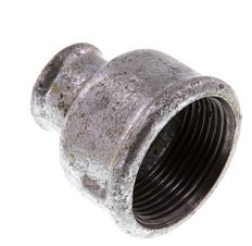 Rp 1 1/4'' x Rp 1/2'' Zinc plated Cast iron Round Socket 25 Bar [2 Pieces]