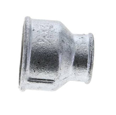 Rp 1 1/4'' x Rp 3/4'' Zinc plated Cast iron Round Socket 25 Bar [2 Pieces]