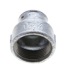 Rp 1 1/4'' x Rp 3/4'' Zinc plated Cast iron Round Socket 25 Bar [2 Pieces]