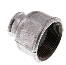 Rp 2'' x Rp 1'' Hierro fundido zincado Enchufe redondo 25 Bar