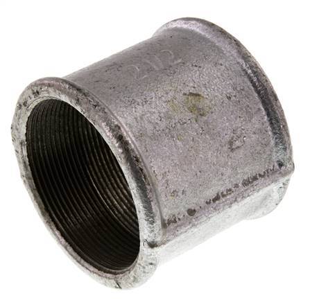 Rp 2 1/2'' Hierro fundido zincado Zócalo redondo 25 Bar