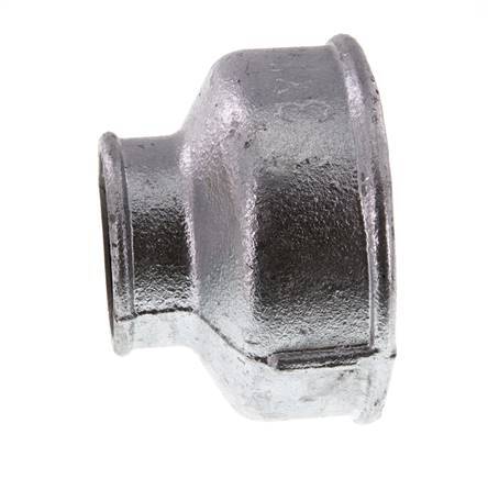 Rp 3'' x Rp 1 1/2'' Hierro fundido zincado Enchufe redondo 25 Bar