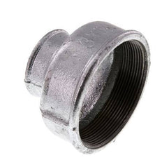 Rp 3'' x Rp 1 1/2'' Hierro fundido zincado Enchufe redondo 25 Bar