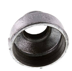 Rp 3'' x Rp 1 1/2'' Hierro fundido zincado Enchufe redondo 25 Bar