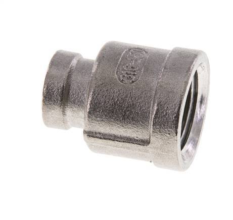1/2'' NPT x 1/4'' NPT Stainless steel Round Socket 16 Bar