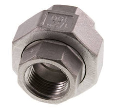 1/2'' NPT Stainless steel Double Nipple 3-pieces with Conically sealing 16 Bar