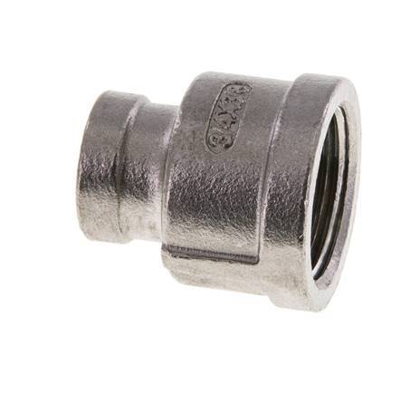 3/4'' NPT x 3/8'' NPT Stainless steel Round Socket 16 Bar