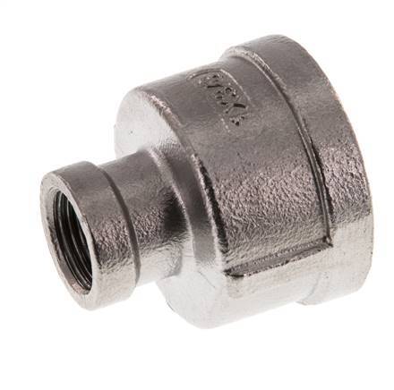 Rp 1'' x Rp 3/8'' Barra de acero inoxidable de cubo redondo 16