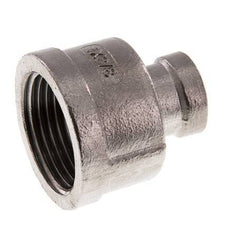 Rp 1'' x Rp 3/8'' Barra de acero inoxidable de cubo redondo 16