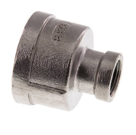 Rp 1'' x Rp 3/8'' Barra de acero inoxidable de cubo redondo 16