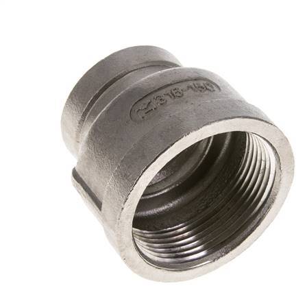 1 1/2'' NPT x 1'' NPT Barra redonda de acero inoxidable 16