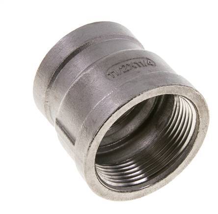 1 1/2'' NPT x 1 1/4'' NPT Stainless steel Round Socket 16 Bar
