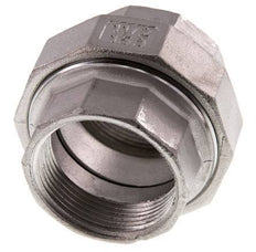 1 1/2'' NPT acero inoxidable espiga doble 3 piezas con cierre cónico 16 Bar