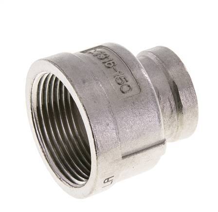 1 1/4'' NPT x 3/4'' NPT Barra redonda de acero inoxidable 16