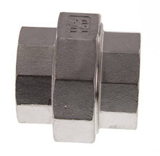 1 1/4'' NPT Stainless steel Double Nipple 3-pieces with Conically sealing 16 Bar