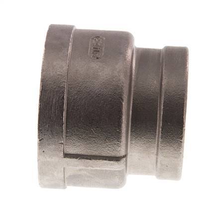 Barra de acero inoxidable Rp 2'' x Rp 1 1/2'' Redonda con cubo 16