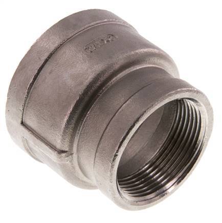 Rp 2'' x Rp 1 1/2'' Stainless steel Round Socket 16 Bar
