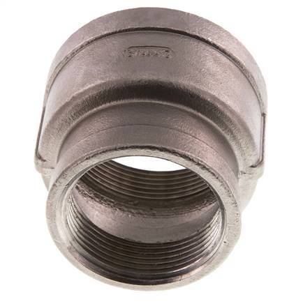 Barra de acero inoxidable Rp 2'' x Rp 1 1/2'' Redonda con cubo 16