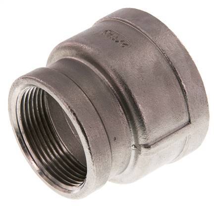 Barra de acero inoxidable Rp 2'' x Rp 1 1/2'' Redonda con cubo 16