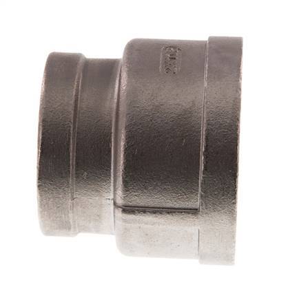 Barra de acero inoxidable Rp 2'' x Rp 1 1/2'' Redonda con cubo 16