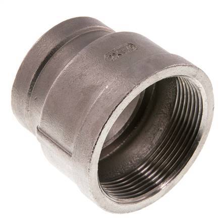 Barra de acero inoxidable Rp 2'' x Rp 1 1/2'' Redonda con cubo 16