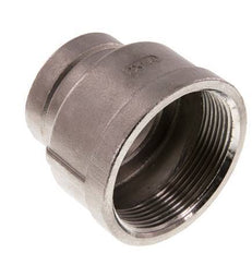 Rp 2'' x Rp 1 1/4'' Stainless steel Round Socket 16 Bar