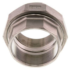 Rp 3'' acero inoxidable espiga doble 3 piezas con cierre cónico 16 Bar