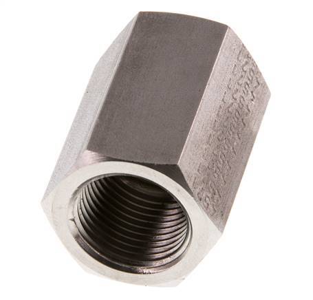 G 1/4'' x G 3/8'' Barra de acero inoxidable de 250 pulgadas - Hidráulica