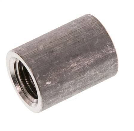Rp 1/4'' x 17.2mm Stainless steel Welding Socket 40 Bar DIN 2986 - 25mm [2 Pieces]