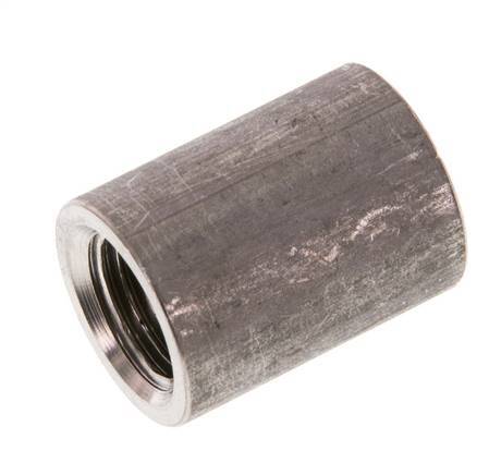 Rp 1/4'' x 17.2mm Stainless steel Welding Socket 40 Bar DIN 2986 - 25mm [2 Pieces]