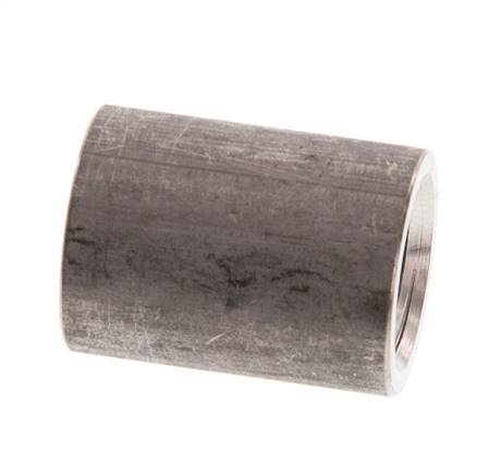 Rp 1/4'' x 17.2mm Stainless steel Welding Socket 40 Bar DIN 2986 - 25mm [2 Pieces]