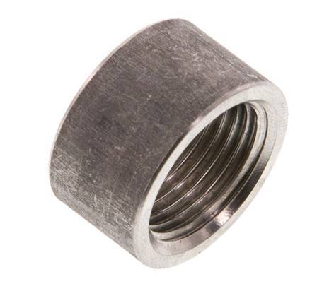 Rp 3/8'' x 21.3mm Stainless steel Welding Socket 40 Bar DIN 2986 - 12mm [2 Pieces]