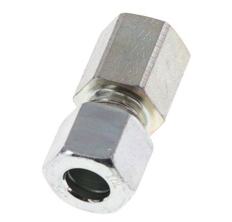 G 1/4'' x 10L Zinc plated Steel Straight Cutting Ring 315 Bar DIN 2353 [2 Pieces]