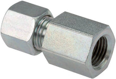 G 3/8'' x 12L Zinc plated Steel Straight Cutting Ring 315 Bar DIN 2353 [2 Pieces]