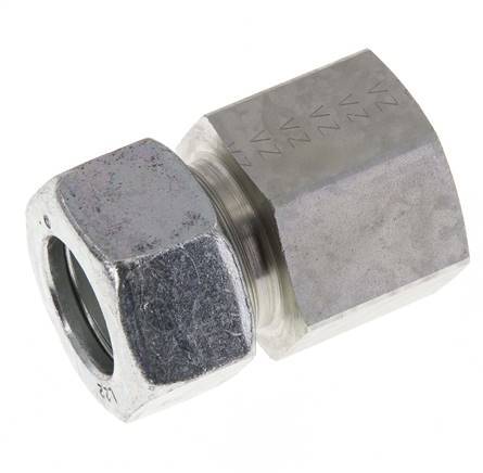G 3/4'' x 22L Zinc plated Steel Straight Cutting Ring 160 Bar DIN 2353