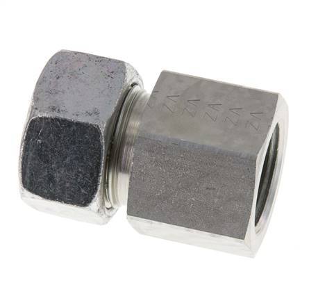 G 3/4'' x 22L Zinc plated Steel Straight Cutting Ring 160 Bar DIN 2353