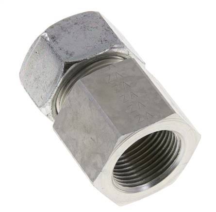 G 3/4'' x 22L Zinc plated Steel Straight Cutting Ring 160 Bar DIN 2353