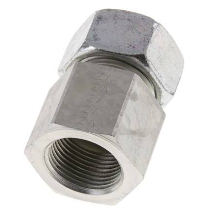 G 3/4'' x 22L Zinc plated Steel Straight Cutting Ring 160 Bar DIN 2353