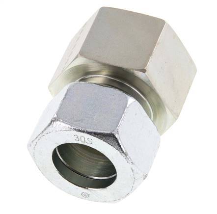 G 1 1/4'' x 30S Anillo de corte recto de acero galvanizado 400 barras DIN 2353