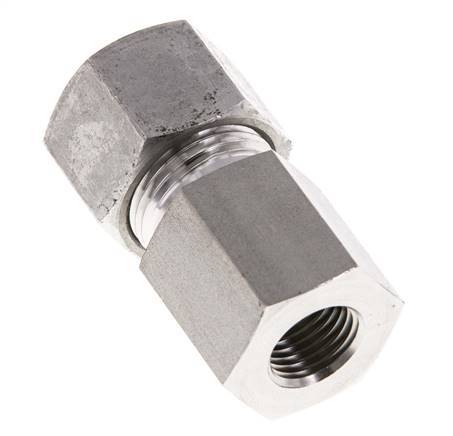 G 1/4'' x 12S Stainless steel Straight Cutting Ring 630 Bar DIN 2353