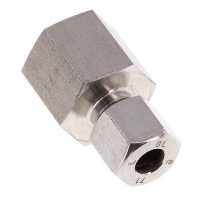 G 3/8'' x 8L Anillo de corte recto de acero inoxidable 315 Barra DIN 2353