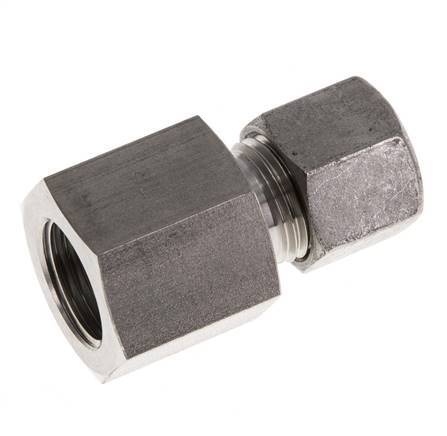 G 3/8'' x 10L Stainless steel Straight Cutting Ring 315 Bar DIN 2353