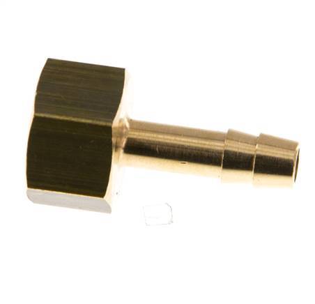 G 1/4'' x 6mm Brass Hose barb 16 Bar [2 Pieces]