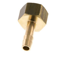 G 1/4'' x 6mm Brass Hose barb 16 Bar [2 Pieces]