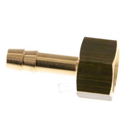 G 1/4'' x 6mm Brass Hose barb 16 Bar [2 Pieces]