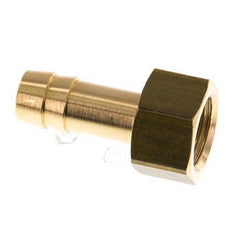 G 1/4'' x 9mm Brass Hose barb 16 Bar [2 Pieces]