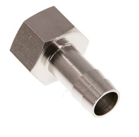 G 1/2'' x 13mm Nickel plated Brass Hose barb 16 Bar [2 Pieces]