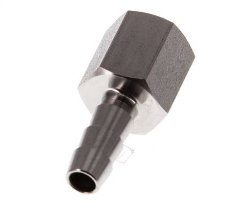 G 1/8'' x 6mm Llave de manguera de acero inoxidable 40 Bar