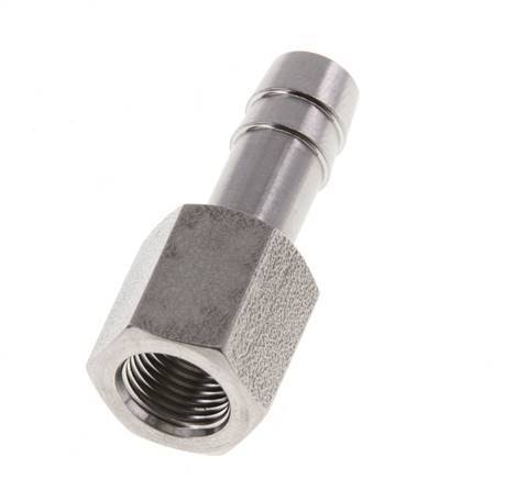 G 1/8'' x 8mm Stainless steel Hose barb 40 Bar