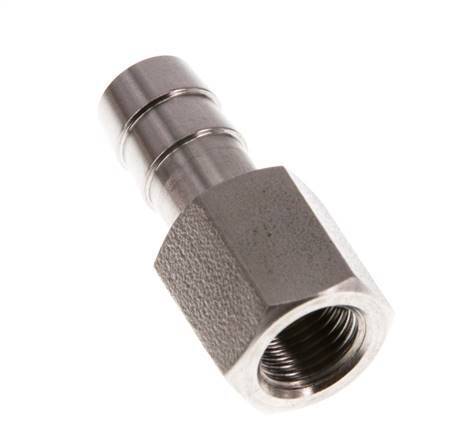 G 1/8'' x 9mm Llave de manguera de acero inoxidable 40 Bar